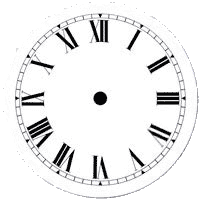 Roman Numerals, Clock
